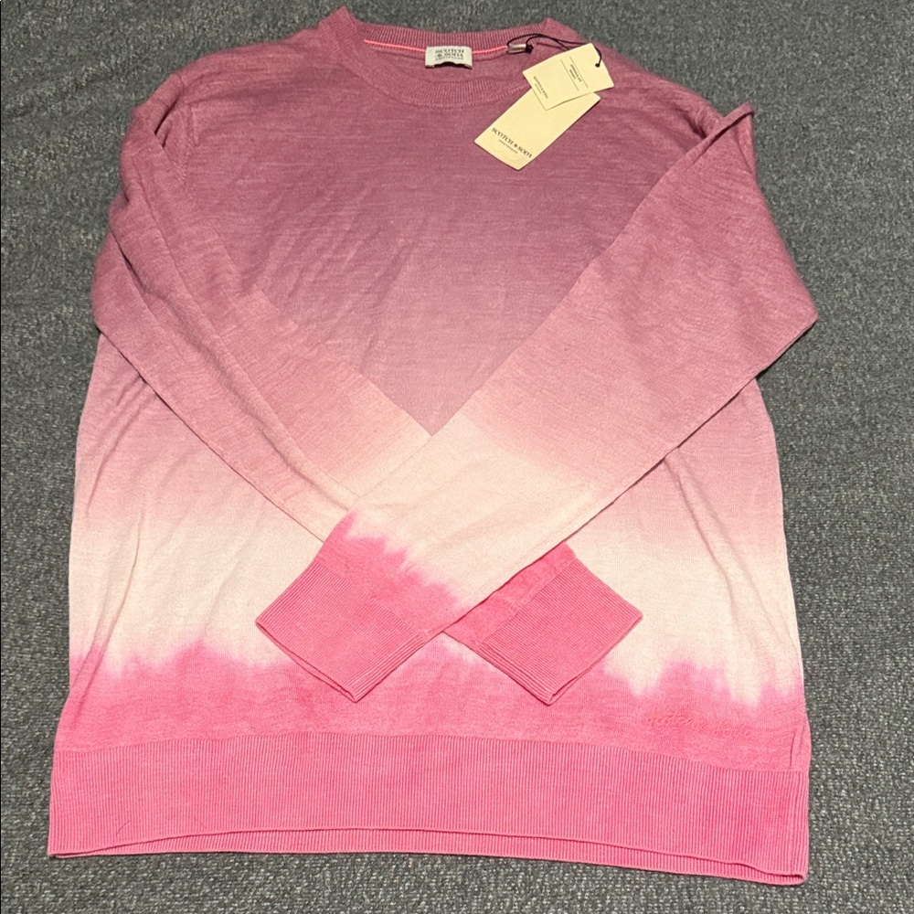 💖 **Scotch & Soda Irregular Wash Dip-Dye Sweater – Size XL (NWT)** 💖 - Picture 9 of 10
